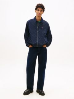 Chambray Denim Harrington Jacket — Blue 3