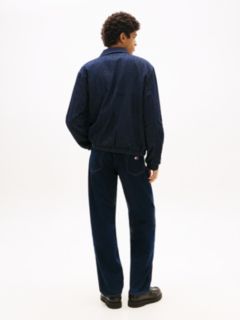 Chambray Denim Harrington Jacket — Blue 5