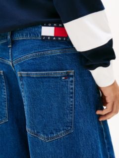 Ashton Barrel Twisted Seam Jeans — Blue 3
