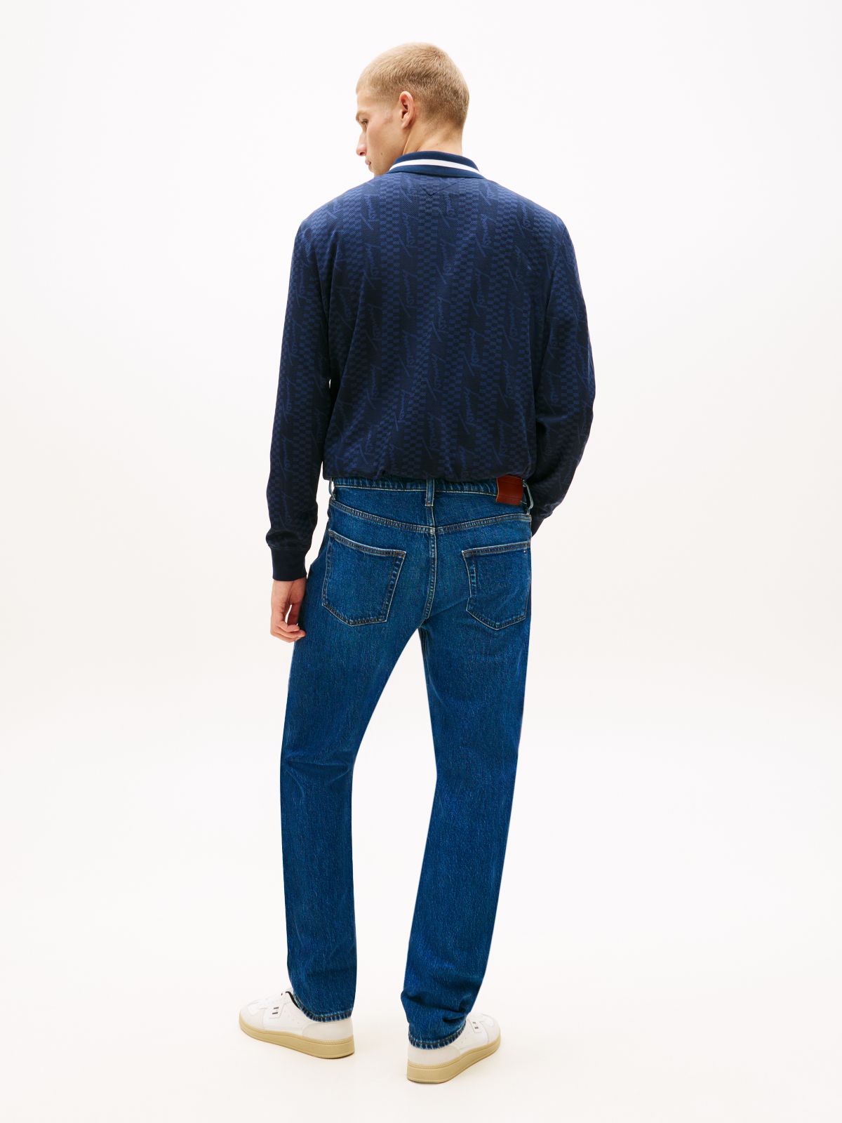 Faded Slim Jeans — Blue