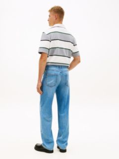 Jaimie Loose Straight Whiskered Jeans — Blue 4