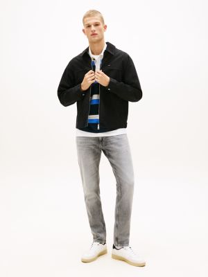 Scanton Slim Faded Black Jeans