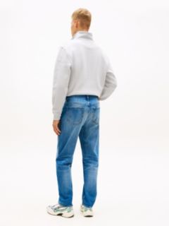 Sonny Tapered Leg Whiskered Jeans — Blue 4