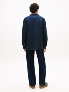 Regular Fit Western Denim Shirt — Blue 4