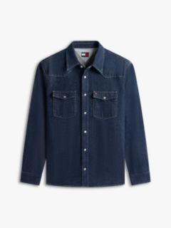 Regular Fit Western Denim Shirt — Blue 5