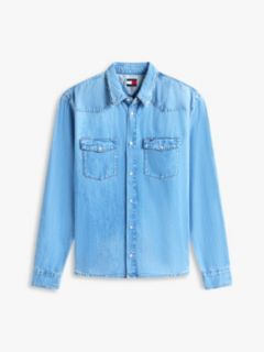Regular Fit Western Denim Shirt — Blue 5