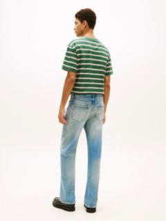 Faded Distressed Bootcut Jeans — Blue 5