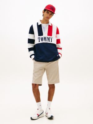 short chino otis en sergé grey pour hommes tommy jeans