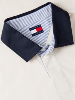 Tommy Badge Relaxed Rugby Shirt — Beige 6
