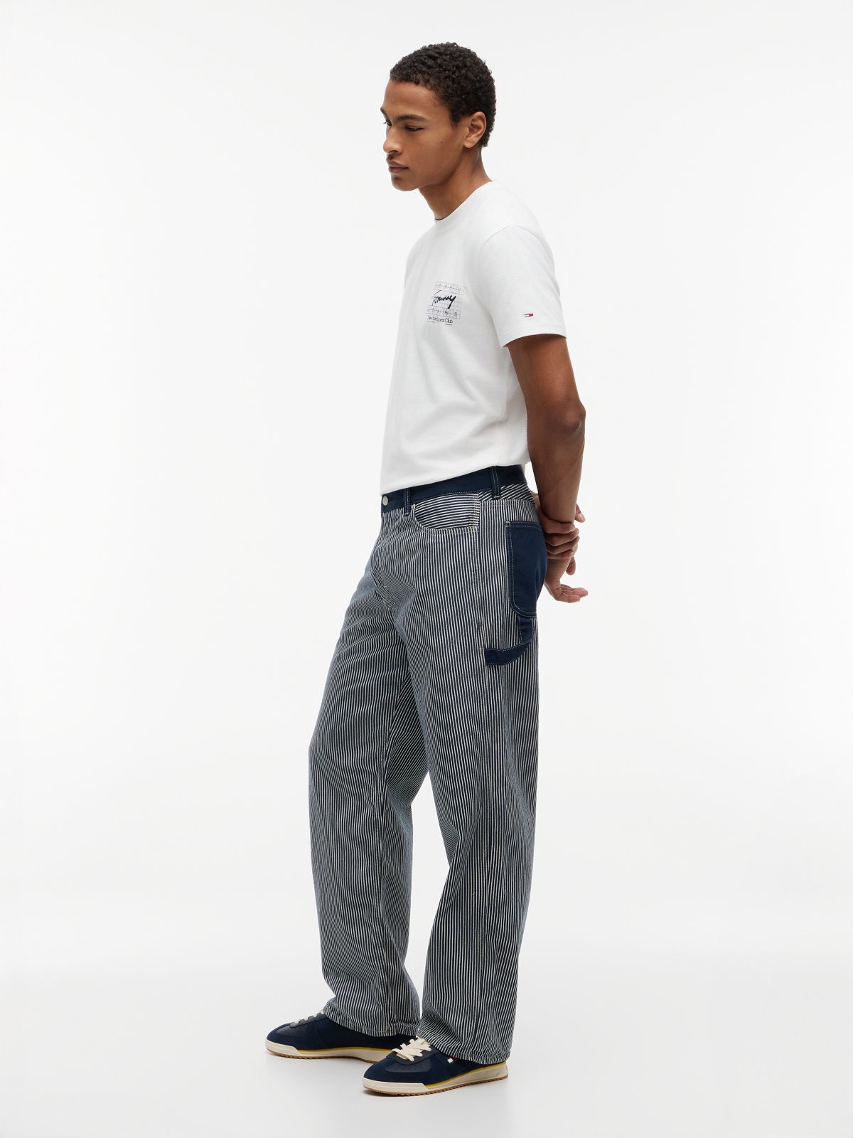 Jaimie Loose Straight Carpenter Jeans — Blue