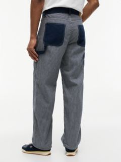Jaimie Loose Straight Carpenter Jeans — Blue 5