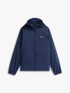 Water Repellent Ripstop Hooded Zip-Thru Jacket — Blue 5