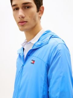 Water Repellent Ripstop Hooded Zip-Thru Jacket — Blue 2