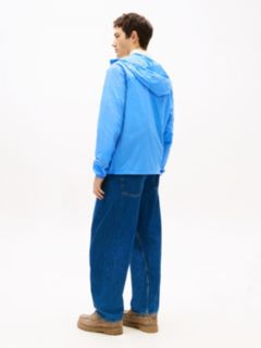 Water Repellent Ripstop Hooded Zip-Thru Jacket — Blue 4