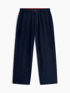 Theo Loose Drawstring Parachute Trousers — Blue 5