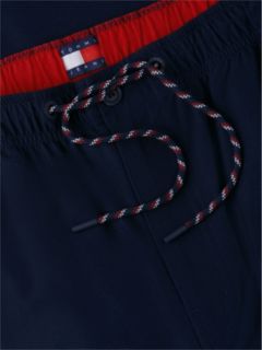 Theo Loose Drawstring Parachute Trousers — Blue 6