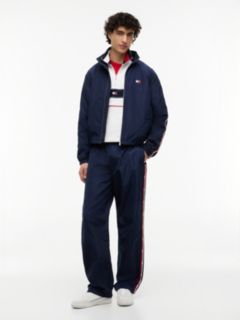 Jaimie Loose Straight Global Stripe Tape Trousers — Blue 2