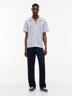 Regular Fit Textured Short Sleeve Shirt — Multi 2