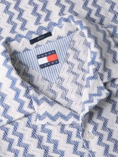 Regular Fit Textured Short Sleeve Shirt — Multi 6