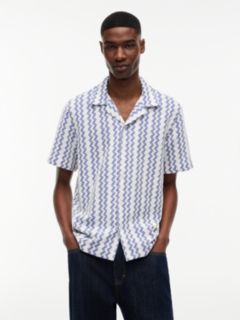 Regular Fit Textured Short Sleeve Shirt — Multi 1