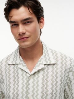 Regular Fit Textured Short Sleeve Shirt — Multi 4