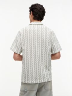 Regular Fit Textured Short Sleeve Shirt — Multi 5