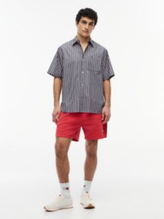 Relaxed Fit Stripe Short Sleeve Shirt — Multi 2