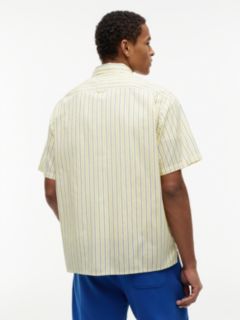 Relaxed Fit Stripe Short Sleeve Shirt — Multi 4