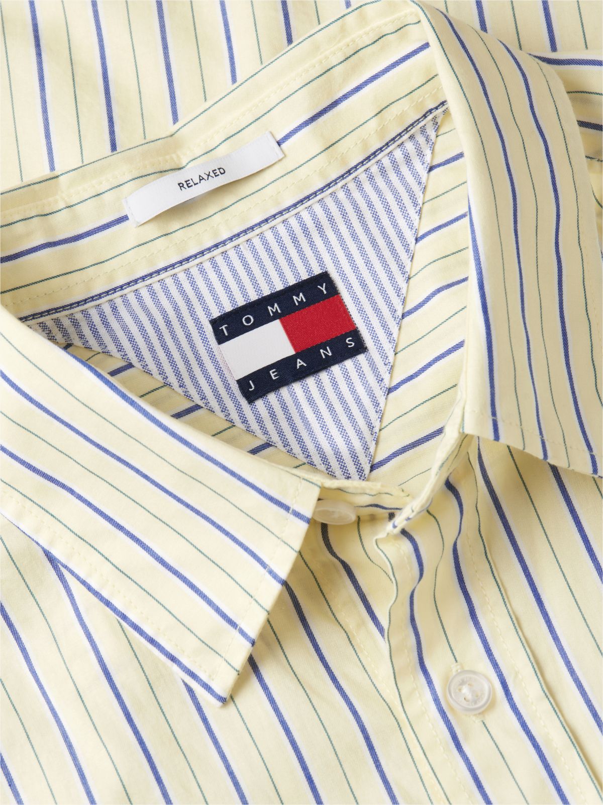 Relaxed Fit Stripe Short Sleeve Shirt — Multi