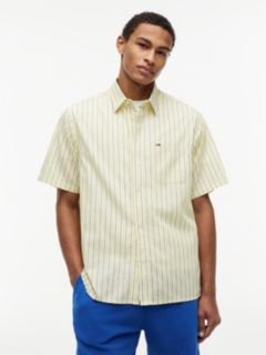 Relaxed Fit Stripe Short Sleeve Shirt — Multi 1