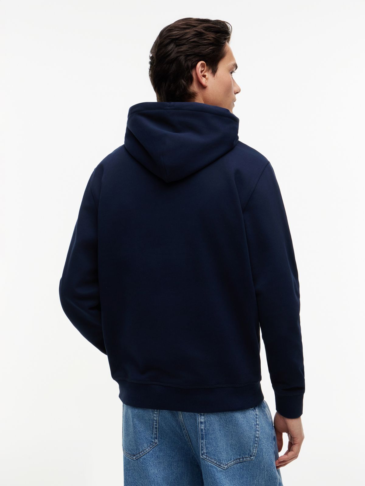 Crest Logo Terry Hoody — Blue