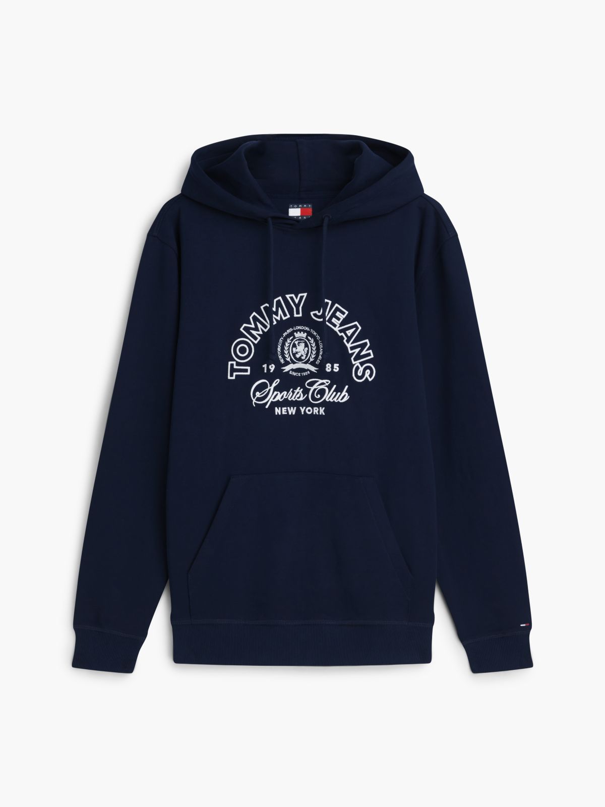 Crest Logo Terry Hoody — Blue