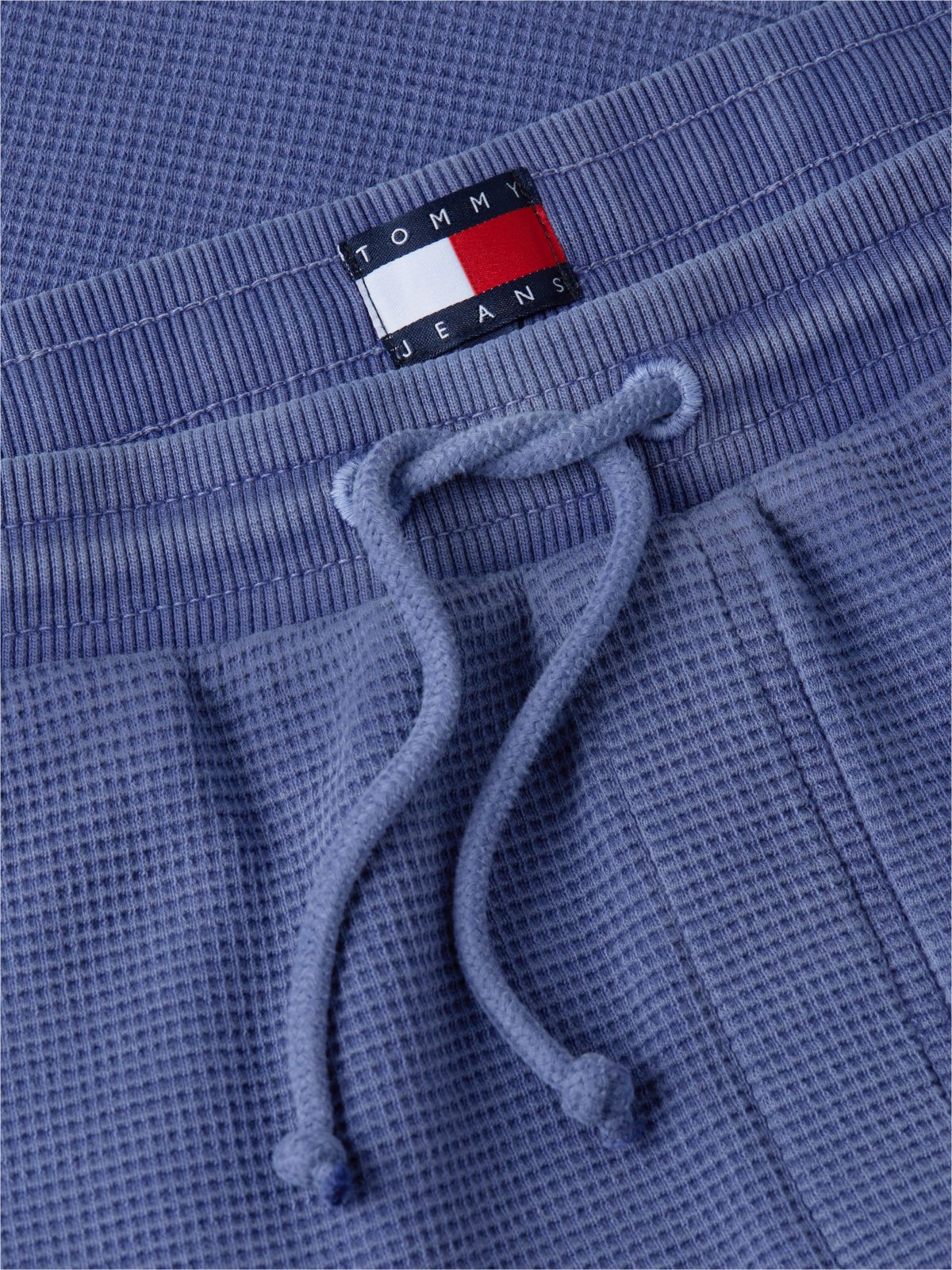 Washed Waffle Knit Sweat Shorts — Purple