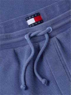 Washed Waffle Knit Sweat Shorts — Purple 6