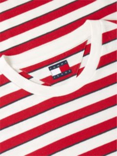 Tommy Flag Stripe Jersey T-Shirt — Multi 6