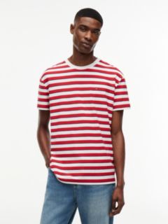 Tommy Flag Stripe Jersey T-Shirt — Multi 1