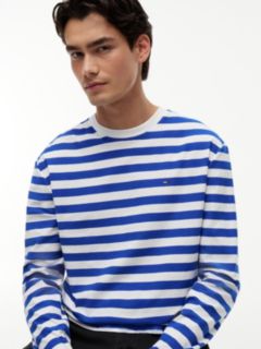 Tommy Flag Stripe Long Sleeve T-Shirt — Multi 3