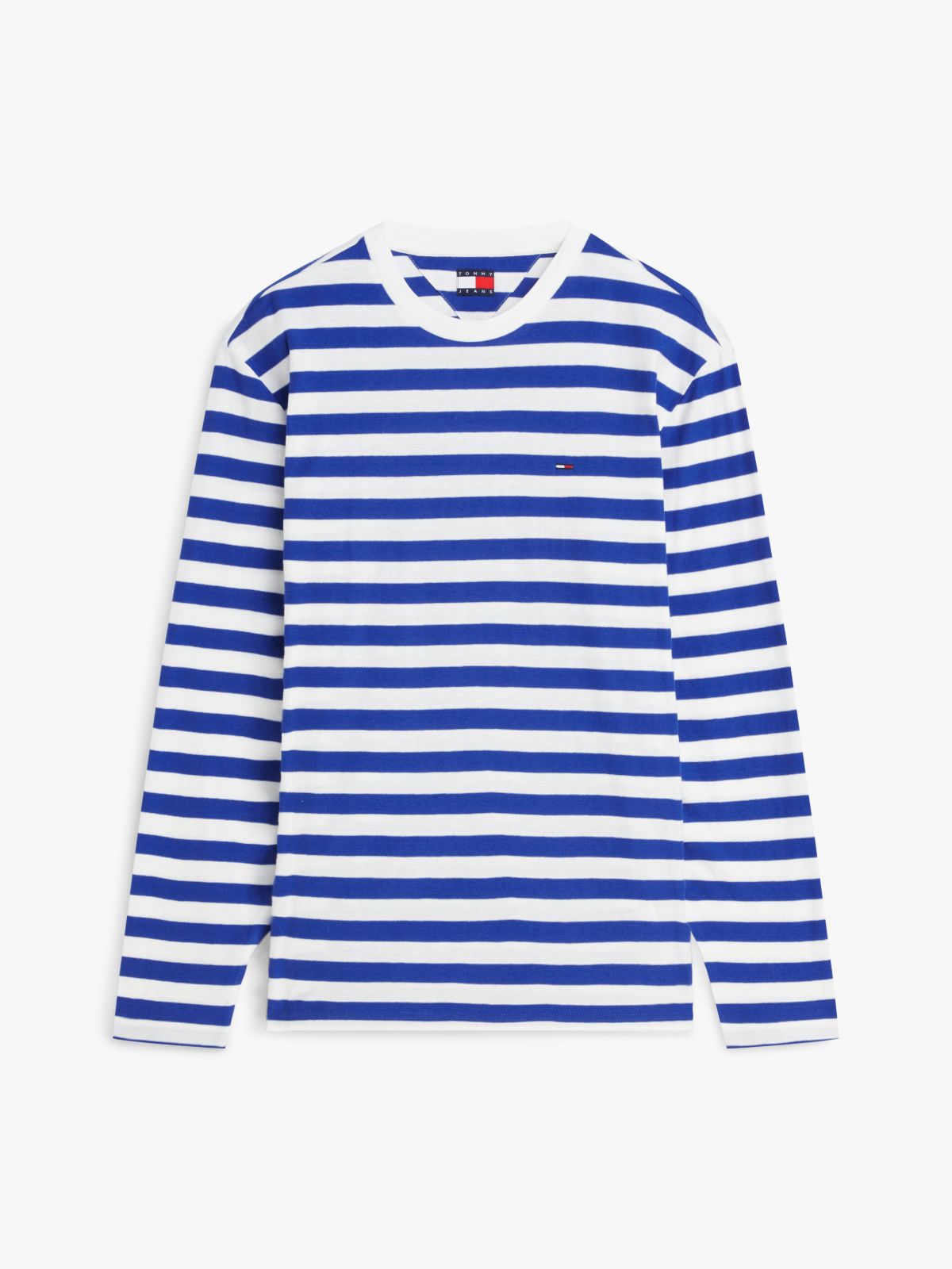 Tommy Flag Stripe Long Sleeve T-Shirt — Multi