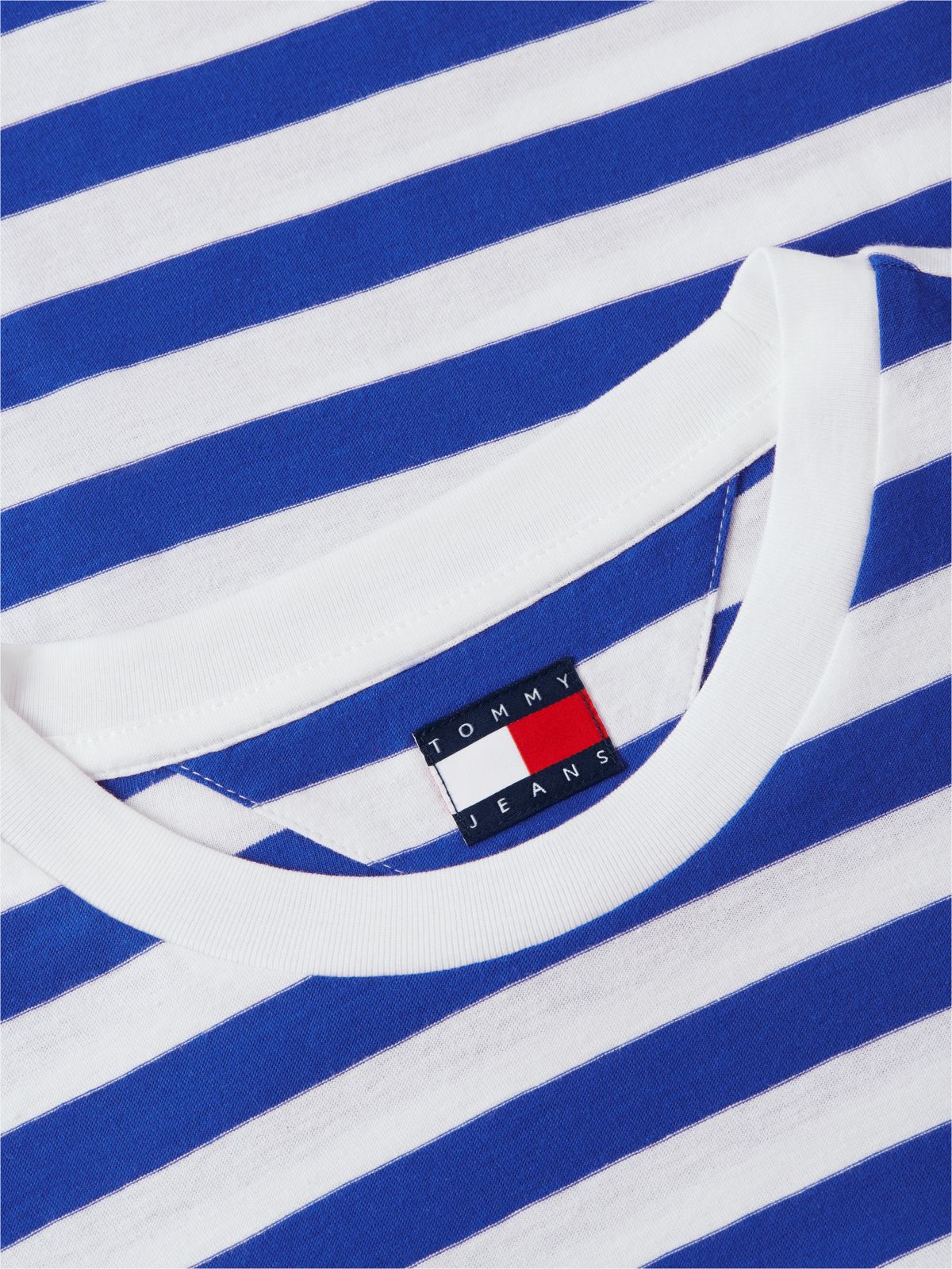 Tommy Flag Stripe Long Sleeve T-Shirt — Multi