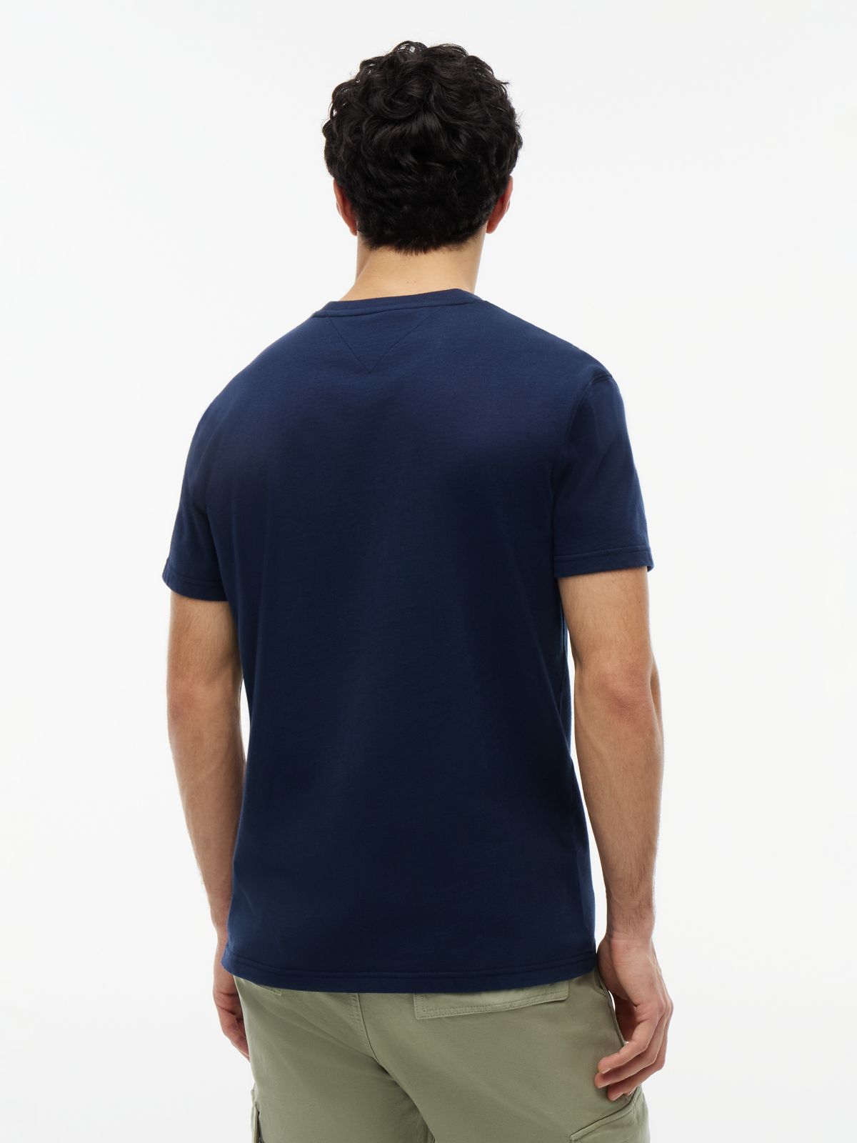 Crest Logo Peached Jersey T-Shirt — Blue