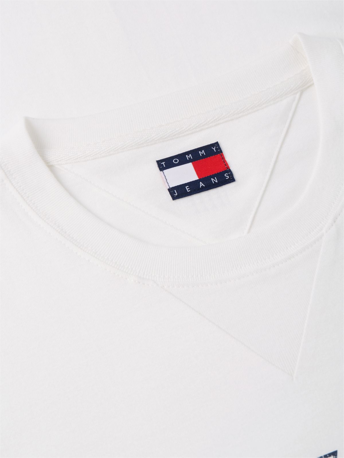 Crest Logo Peached Jersey T-Shirt — White