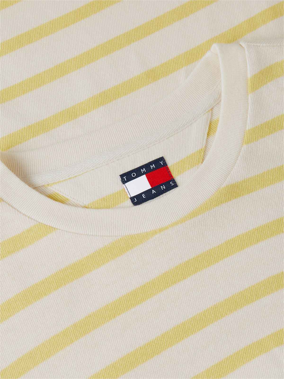 Logo Label Stripe Relaxed Jersey T-Shirt — Multi