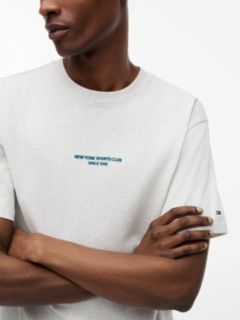Back Graphic Relaxed Jersey T-Shirt — Grey 3