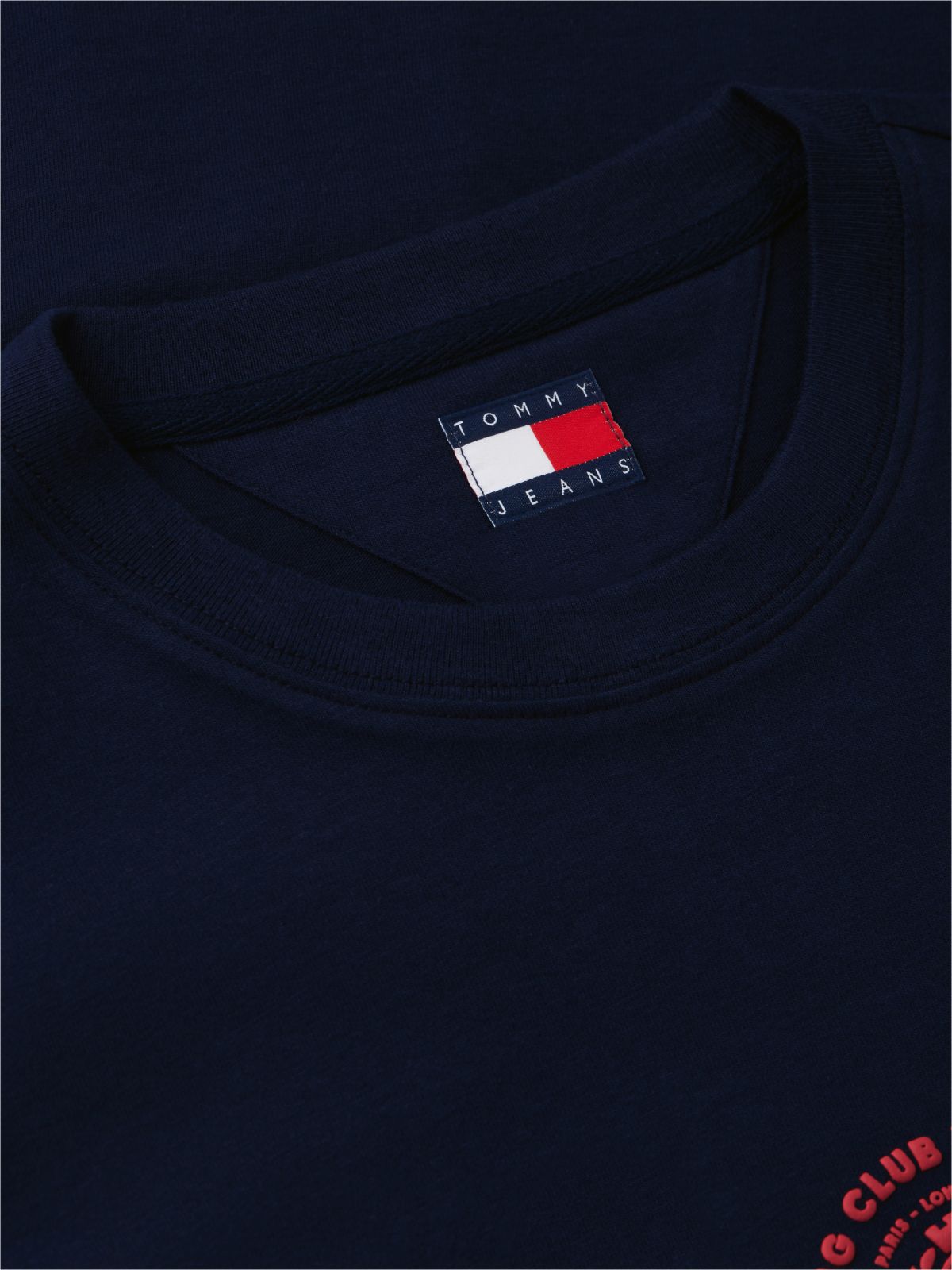 Back Logo Relaxed Jersey T-Shirt — Blue