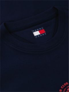 Back Logo Relaxed Jersey T-Shirt — Blue 6