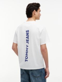 Back Logo Relaxed Jersey T-Shirt — White 4