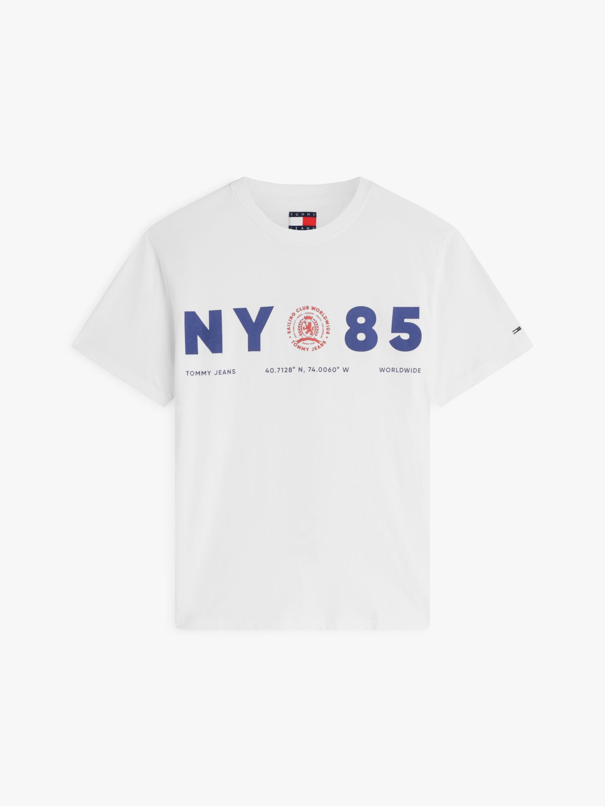 Back Logo Relaxed Jersey T-Shirt — White