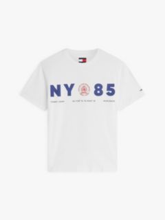 Back Logo Relaxed Jersey T-Shirt — White 5