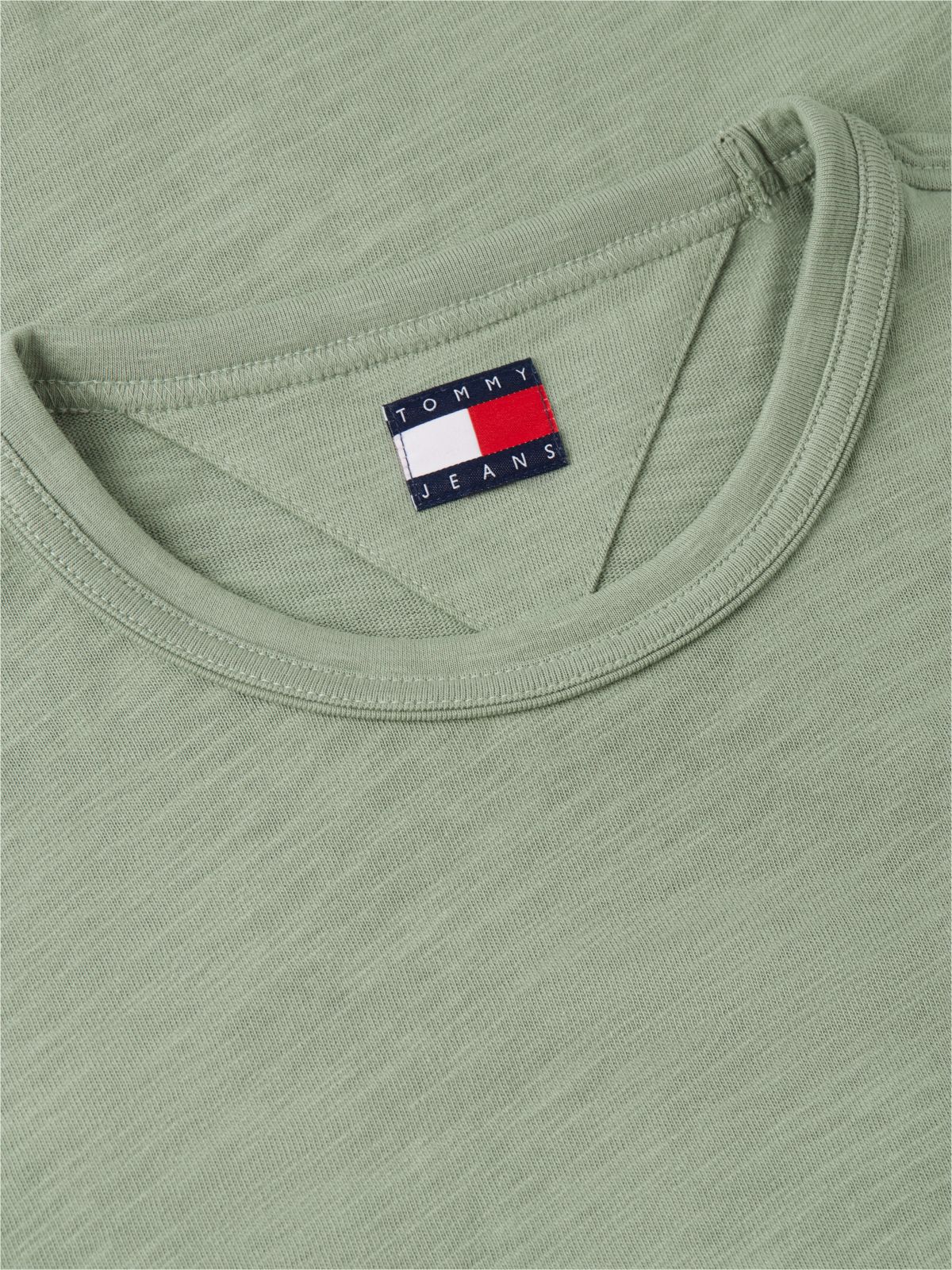Back Graphic Textured Relaxed T-Shirt — Green