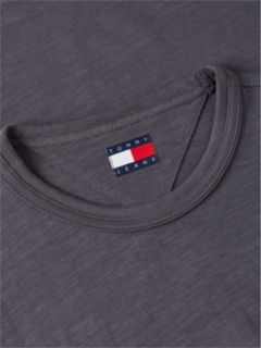 Back Graphic Textured Relaxed T-Shirt — Grey 6